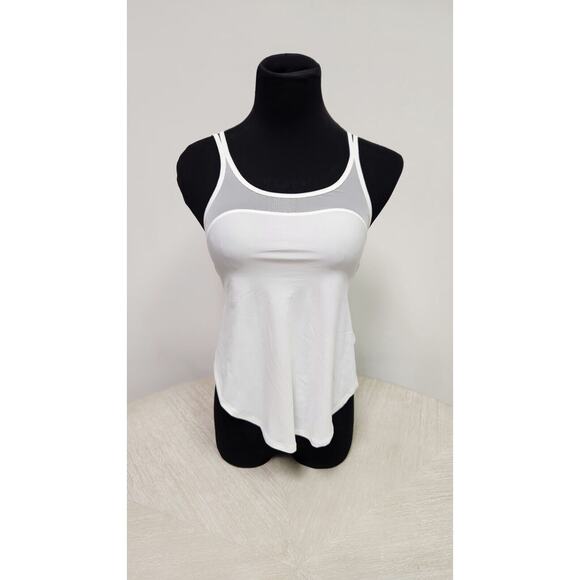 Lululemon Women’s Size 2 ? White 'Anew Singlet' Tank - Picture 3 of 9